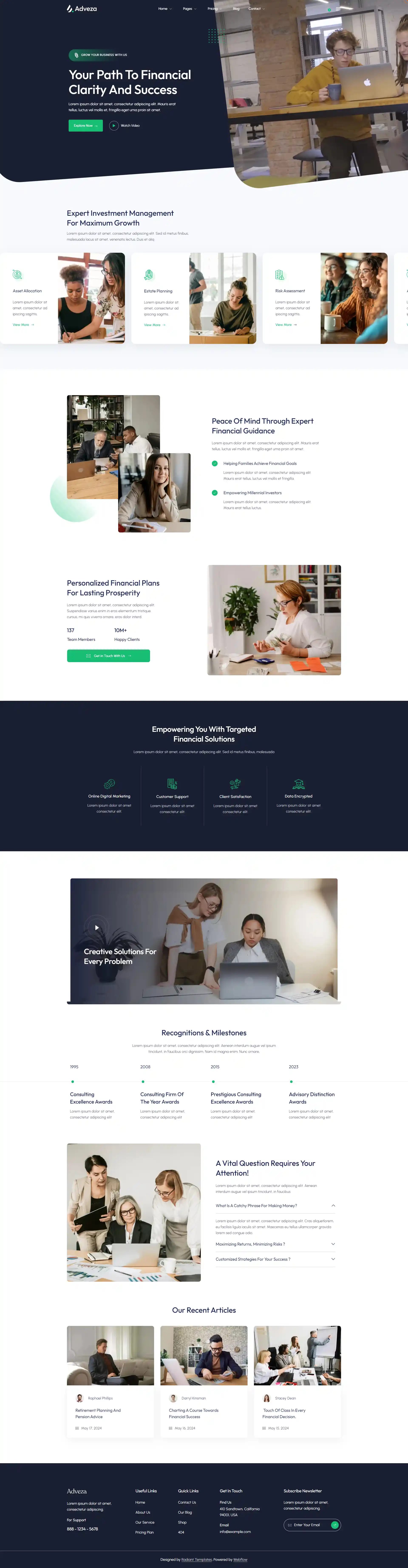 Landing Page