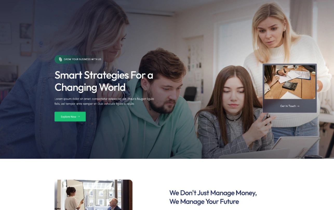 Landing Inner Page