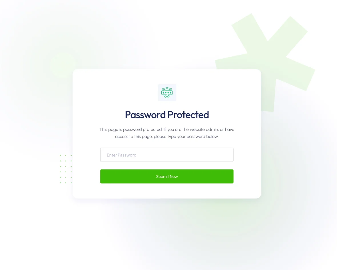 Password Protected